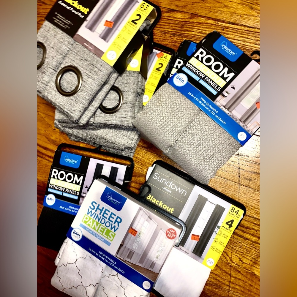 Bundle blackout curtains